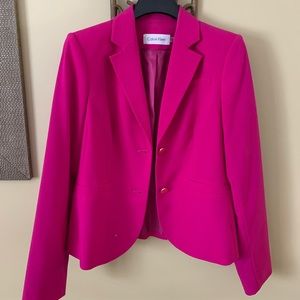 Calvin Klein Fuchsia Blazer